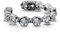 beyoutifulthings Ohr-klemme ZIRKONIA REIHE clear Ohringe Ohr-ringe Ohr-clip Fake-Piercing Messing Silber