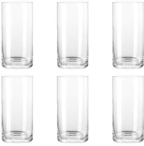 Montana: :Basic Vase, 6er Set, Blumenvase, Dekovase, Glasvase, Blumen, Glas, H 26 cm, 028882