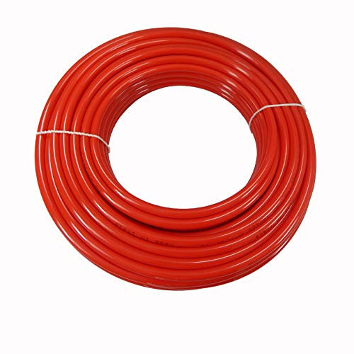 PA Schlauch PA 12 Polyamidschlauch Pneumatikschlauch Rolle 5 Meter 6 mm x 4 mm Rot