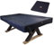 7/8/9FT Heavy Duty 600D Polyester Canvas Billiard Pool Table Cover(7 Colors Available) (Black, 7-Foot)