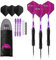 Crazy-m Dartpfeile mit Stahlspitze, 22 Gramm Steeldarts Metallspitze, Profi Dartpfeile Set inkl. Aufbewahrungsbox, Professionelles Turnier Dartpfeile Set