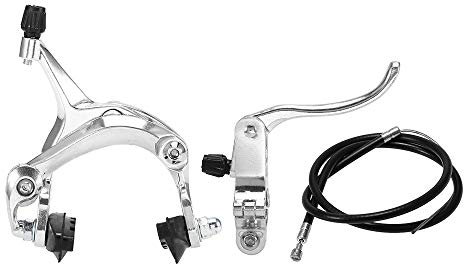 Explopur Set Freno Pinza Bici - Kit Freno Anteriore/Posteriore Kit Freno Bici da Corsa Set di Freni per Bici da Corsa Cruiser Kit Freno a Pinza per Bici Set di Freni a Tirare Laterale