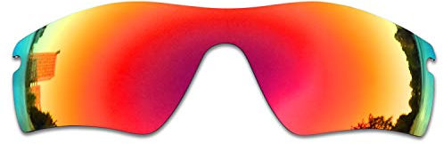 SOODASE Pour Oakley Radar Path Des lunettes de soleil Rouge Verres de remplacement polarisés