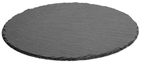 Secret de Gourmet - Lot de 6 Assiettes à Dessert Ardoise 22cm Gris