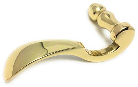 SRB Langschildgarnitur Messing Drückergarnitur Türdrücker Türbeschlag 1x Klinke