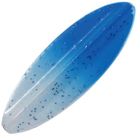 Paladin Inliner Blinker zum Forellenangeln Trout Tracker Style Durchlaufblinker 5g, Farbe:blau-weiß-Glitter/schwarz-weiß