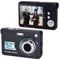 Andoer Digitalkamera, tragbare 720P Digitalkamera, Video-Camcorder, 18 MP Foto, 8xZoom, integrierter Lithium-Akku mit Tragetasche, USB-Ladekabel für Kinder und Jugendliche