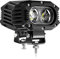 BraveWAY Phare de Travail LED 4 Pouces 80W 9600LM Projecteur Phares Longue Portee Led Moto 4x4 Antibrouillard LED Feux Additionnel Barre pour Moto, Voiture, Tracteur, Camion, SUV, Bâteau, Caravane
