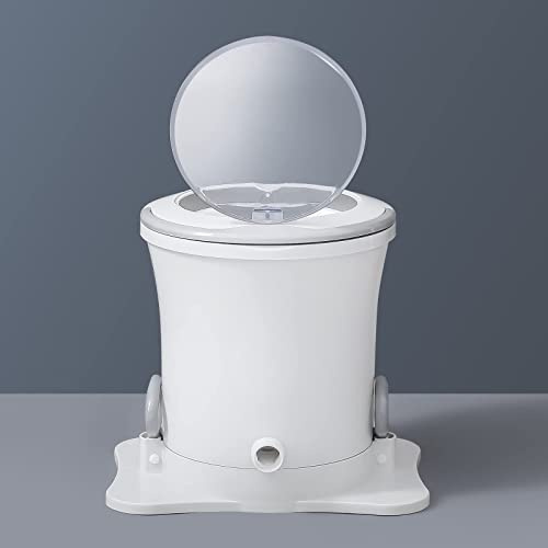 fikujap Mini Hand Crank Washing Machine Dehydrator,Non-Electric Manual Portable Dryer Machine