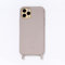 ETUUI Silk Hook Hülle iPhone 14 pro max Taupe - hochwertige Schutzhülle, Rundumschutz Handyhülle