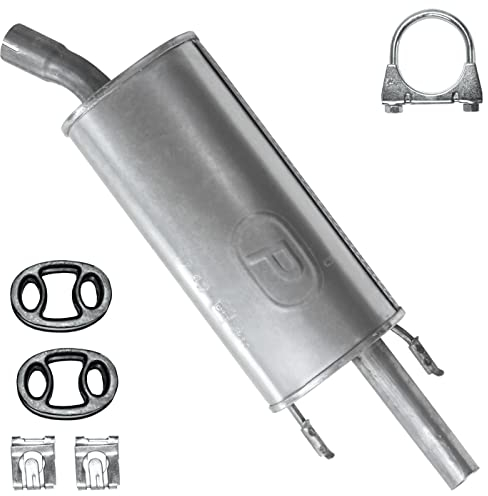 Polmo Endschalldämpfer Auspuff Endtopf für Opel Corsa 2 II B Schrägheck 1.2 1.4 1.5 D 1.7 D
