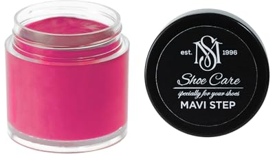 Crème Réparation & Recoloration MAVI STEP Cuir - Combleur Fissures - Canapés, Chaussures - Restaure Couleur & Répare Éraflures - 334 Violet Foncé Rose