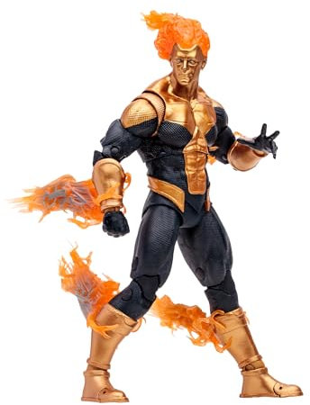 McFarlane Toys DC Multiverse Waverider (DC Classic) Gold Label 17,8 cm Actionfigur – Erkunde den Timestream mit dem Aged Booster Gold