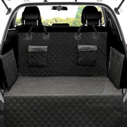WINGOT Kofferraumschutz für Hunde, für Opel Grandland X 2017-2022 Auto Kofferraum Hundedecke wasserdicht Kratzfest Kofferraumschutz Hund mit Seiten- und Ladekantenschutz
