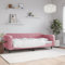 Gecheer Struttura Divano Letto,Letto da Giiorno,Singolo,Moderno,2 Posti,in Velluto,Rosa,90x200 cm,Telaio Divano Letto Singolo 2 Posti in Velluto,Divano Letto 2 Posti,Divano Letto Singolo 90x200 cm