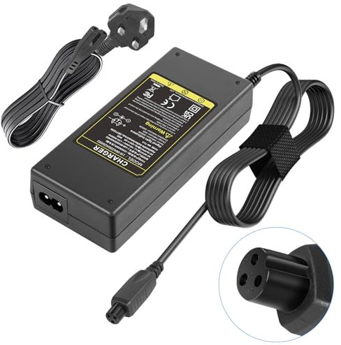 LabTEC 42V 2A Electric Scooter Charger Hoverboard Charger, 36V Li-on Battery Power Supply Adapter 3 pin for e-Bike, Self-balancing Scooter, Drifting Board