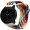 kwmobile Bracelet compatible avec Xiaomi Mi Watch/Mi Watch Color Sport - Bracelets de rechange en nylon pour fitness tracker - multicolore