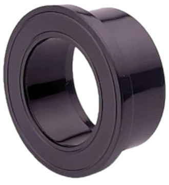 HAF® 1x PVC Fittings Bundbuchse mit 50mm Klebemuffe und Flansch | Ersatzteil aus grauem PVC-U mit Klebeanschluss für Kugelhähne und Rückschlagventile | Qualität: Made in Europe - Menge: 1 Stück