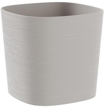 TERAPLAST Pflanztopf Capri 29 x 29 cm Höhe 27 cm Snow/Cloud