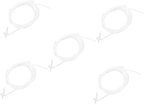 OSALADI Schaumrohr 5st Schaumschlauch Epoxid-sprühschaumrohr Sprühschaum-verlängerungsrohr Sprühschaumrohrverlängerung Schaum Für Schlauch Epoxid-mischdüsenspitze Mit Rohr Epoxy-mischdüse Plastik