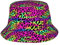 Anglerhut Leopard Bucket Hat Atmungsaktiv Fischerhüte Faltbar Eimer Hut Für Wandern Outdoor Urlaub