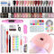 18 Couleurs Kit De Vernis, 35pcs Kit Uv Ongle Complet Kit, Vernis à Ongles Kit Avec Lampe Uv Led 54w, Nail Art DéButants Kit Manucure, Ensemble De Vernis à Ongles 35 PièCes, Cadeaux Pour Femmes