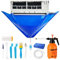 Kit de nettoyage pour climatisation, 12 pièces, nettoyage des climatiseurs pour la maison, kits de nettoyage de climatisations divisés étanches, nettoyeur AC, avec tuyau d'eau, pour climatiseurs