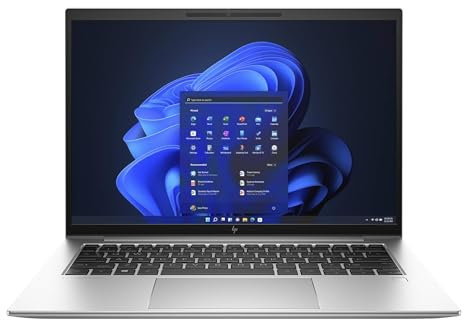 HP EliteBook 840 G9 Laptop Computer, Schermo FHD da 14 pollici, Intel Core i5-1235U, 16 GB DDR4 RAM, SSD da 512 GB, Windows 11 Pro (ricondizionato)