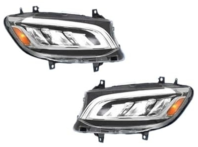 Led Scheinwerfer Vorne Benz Für Sprinter Für W907 2018-2023 Upgrade Konfigurieren LED Auto Scheinwerfer Scheinwerfer Projektor Objektiv Montage Auto Scheinwerfer