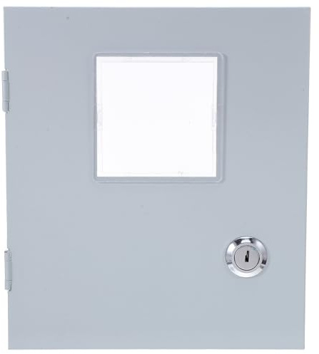 DOITOOL Electricity Meter Box Cover - Iron Waterproof Energy Meter Case Outdoor - Electrical Distribution Box Protective Shield For Home Outdoor Panel Installation