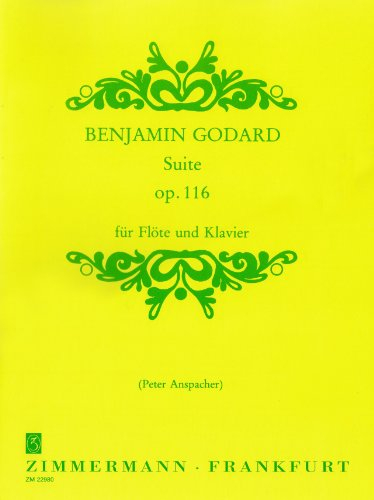 Suite: op. 116. Flöte und Klavier.