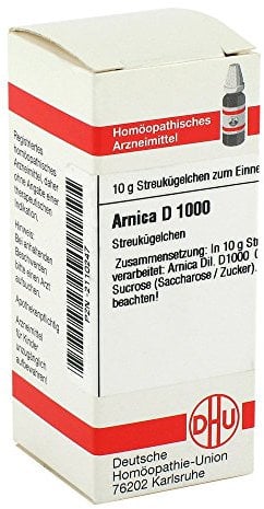 DHU Arnica D1000 Streukügelchen, 10 g Globuli