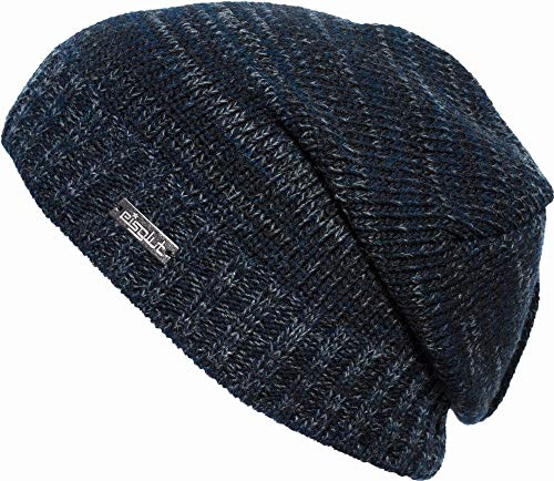 Eisglut Mütze Loft Strickmütze, Marine Mel, One Size