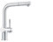 Franke 115.0331.246 Miscelatore monocomando Atlas Doccia Window, Inox Satinato