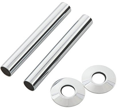 Arroll Pipe Shroud Kit Chrome 130 x 18mm