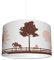 Kinderzimmer Lampenschirm Reiterhof braun KL34 | kinderleicht eine Reiterhof-Lampe erstellen | als Steh- oder Hängeleuchte/Deckenlampe | perfekt für Pferde-begeisterte Jungen & Mädchen | STIKKIPIX