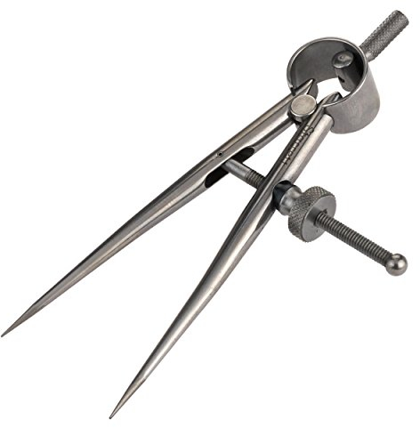 Starrett 277-3 3-Werkzeugmacher-Federteiler mit runden Beinen und massiver Mutter