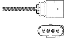 Delphi ES20286-12B1 Lambda Sensor