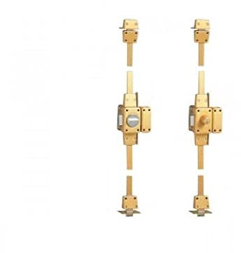 CAVERS ISEO DFA77014 Verrou 3 Points à Bouton-Cylindre 65 mm-Gauche-15100655HB3