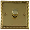 G&H Brassware MB511 250W One Gang Georgian Polished Brass LED Dimmer