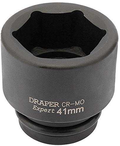 Draper 71833 3/4 Square Drive Expert Hi-Torq 6 Point Impact Socket, 41 mm Size , Blue