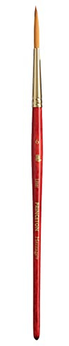 Princeton Heritage, Series 4050, Synthetic Sable Paint Brush for Watercolor, Liner, 6