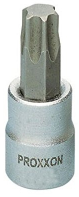PROXXON 23761 Torx Einsatz TTX27 Antrieb 6,3mm (1/4) mit Stirnlochbohrung