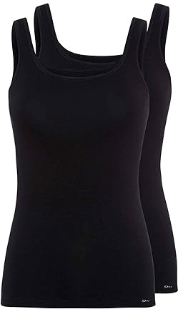 Skiny Damen Cotton Advantage 081147 Unterhemd (2er Pack)