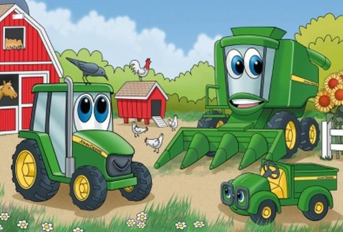 Schmidt Spiele John Deere (Kinderpuzzle), Johnnys Welt
