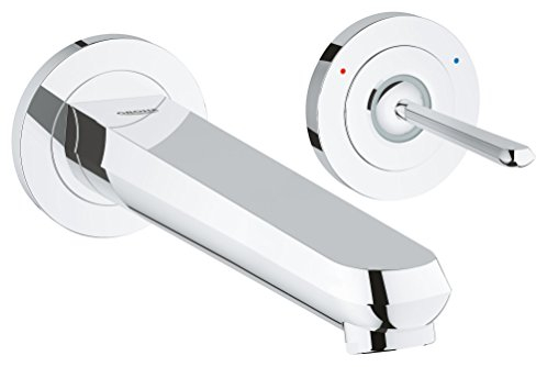 Grohe Eurodisc Joystick 2-Loch-Waschtischbatterie, L-Größe 230 mm, 19969000 Chrom