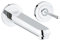 Grohe Eurodisc Joystick 2-Loch-Waschtischbatterie, L-Größe 230 mm, 19969000 Chrom