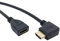 chenyang Cavo di prolunga HDMI 1.4 con connettore ad angolo retto a 90 gradi con Ethernet e 3D tipo A maschio a femmina A, 0,5 m