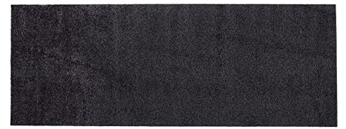 andiamo Fußmatte Samson - Schmutzfangmatte aus Baumwolle für den Hauseingang - einsetzbar als Fußmatte innen, Fußabtreter im überdachten Außenbereich oder als Haustiermatte 67 x 180 cm Anthrazit