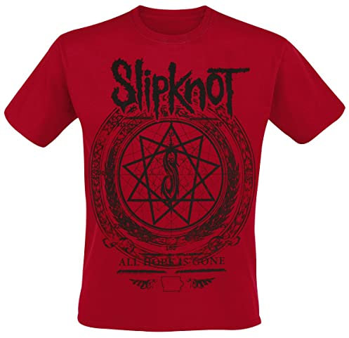 Slipknot Blurry Männer T-Shirt dunkelrot XL 100% Baumwolle Band-Merch, Bands